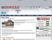 Tablet Screenshot of mvdemocrat.com